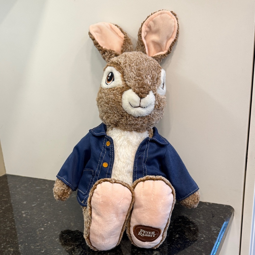 DanDee Peter Rabbit Plush Stuffed Animal 2020 Blue Coat 19”